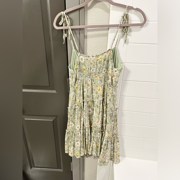 Altar'd State Dress with flowers, green, Large - Picture 5 of 5